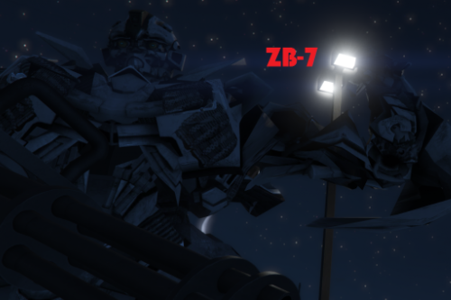 Transformers ZB-7 (WW2 Bumblebee) (Bumblebee retexture)